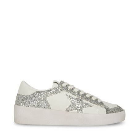 Zapatillas Steve Madden Perona Mujer Plateadas | ES CHE3S0